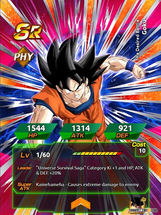 The Desired Battle Goku