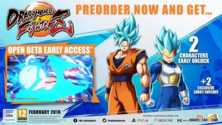 Dragon Ball FighterZ - Pre-Order bonuses
