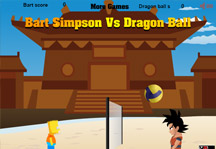 Bart vs Dragon Ball Gameplay