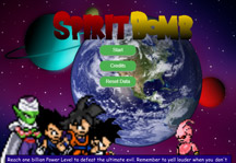 Spirit Bomb Title Screen