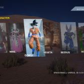 Dragon Ball Unreal - Character select